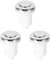 Cabilock 3 STK Pneumatischer Startknopf EIN-aus-druckluftschalter Badewanne Luftschalter EIN-aus-Push-air-Taste Badewannen-luftknöpfe Duschwanne Weiß Massage Kind Feder Aus Edelstahl 304