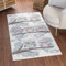 Livabliss Waldtiere Kinderteppich - Cartoon Teppich 80x150 cm, Tier Teppich Kinderzimmer oder Babyzimmer, Krabbelteppich oder Spielteppich - Baby Teppich für Jungen & Mädchen, Beige, Blau und Braun