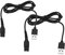 OTOTEC 2Pcs Window Vacuum Cleaner USB Charging Cables Replacement Compatible with Karcher WV1/ WV1 Plus/ WV2/ WV5/ WV5 Premium/ WV60 USB Charger Power Cable