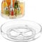 JESIFFY 2 Stück Lazy Susan drehteller Organizer Kühlschrank 27cm+23,5cm, drehplatte kühlschrank Rondell Organizer Gewürzhalter, Küchen Organizer Gewürzregal drehbar für Gewürze Joghurt