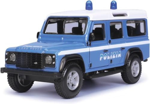 Burago Land Rover Defender 1:32 Auto mit Livrea Polizei