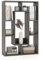 COSTWAY Bücherregal mit 7 Fächern, Standregal, Raumteiler Regal, Würfelregal mit Kippschutz, Aufbewahrungsregal für Wohnzimmer, Arbeitszimmer, Büro, 60 x 20 x 90 cm (Grau)