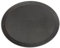 1x Noir 73.5cm x 60cm Ovale Antidérapant Plateau - Grand Plastique Cuisine Nourriture Thé Café Dîner Tableau Boissons Plateau de Fête - par Argon Tableauware