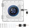 Thermostat-Schutz,Thermostat Schließkasten mit Schlüssel,Universal Wand Transparenter Thermostat Schutz,Thermostatschutz,Thermostat Abdeckung,Thermostat-Schlosskasten für Zuhause Schlafzimmer