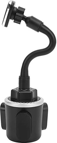 Tomvorks Porte-gobelet Magnétique pour Téléphone, Support de Verre d'eau pour Voiture, Support de Téléphone Magnétique de Navigation Rotatif avec Conception Réglable à 360 ° (Couleur