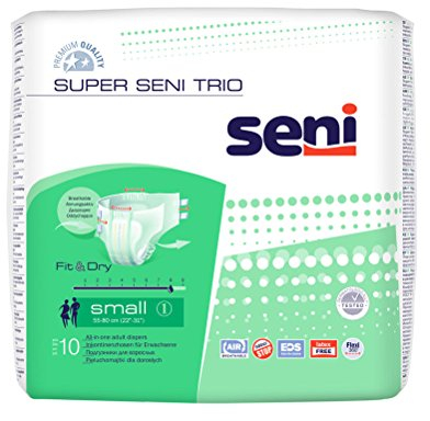 Seni Super Trio Small Nuit Plus Inkontinenzunterwäsche, 10 Stück
