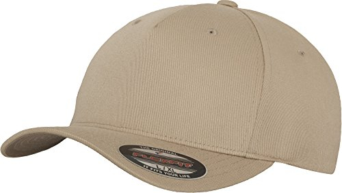 Flexfit Unisex Mütze Flexfit 5 Panel M tzen, khaki, L-XL EU