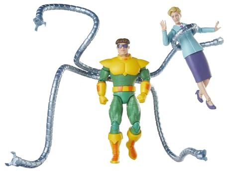 Marvel Legends Series Doctor Octopus & Aunt May 15,2 cm Sammel-Actionfiguren, 2er-Pack, Spielzeug für Kinder ab 4 Jahren