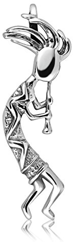 WithLoveSilver Sterling Silber 40 mm Kokopelli Southwestern Anhänger