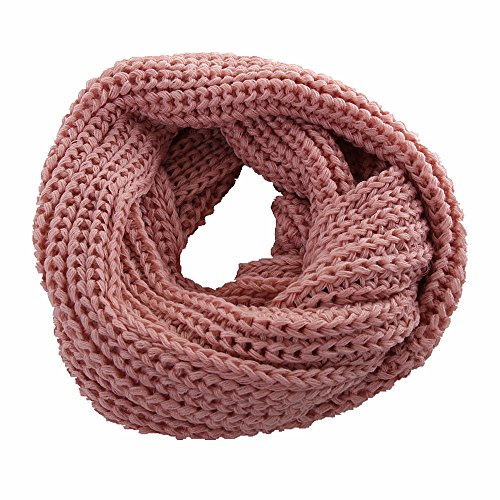 Miobo Loopschal Loopwolla Schal Schlauchschal Rundschal gestrickt Herbst Winter in vielen schönen Uni-Farben