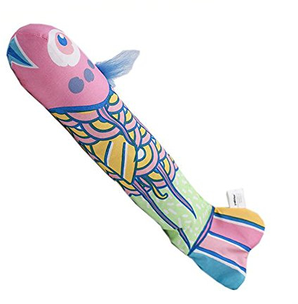 ThxMadam Erba gatta Giocattoli del Gatto, Giochi per Gatti Pesce Graffi Gatto con Catnip