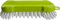 haug bürsten - Scheuerbürsten - from: Rund - Farbe: Lime - Größe: 16,5 x 4,5 x 4 cm - Made in Germany