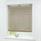 Joyswahl Raffrollo Voile Ösenrollo mit Haken Transparenter Vorhang Raffgardine mit Ösen BxH 80x140cm Hellbraun 1er Pack