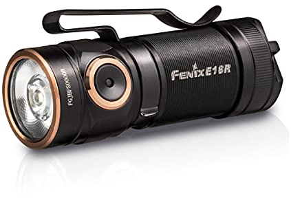 Fenix e18r LED Linterna, Unisex-Adult, Black, Small