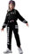 LOLANTA Mädchen Sportanzug, Hoodie und Jogginghose, Streetwear Tanzkostüm für Kinder und Jugendliche(Schwarz, 128-134, tag size 140)