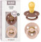 BIBS Colour Schnuller 2er-Pack, BPA-frei, Kirschform Nippel. Naturkautschuk/Latex, Hergestellt in Dänemark. 18+ Monate (2er Pack), Woodchuck/Blush