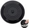 LEBQ Tapón de Bañera de Silicona Tapón de Desagüe para Cocina, Baño y Lavaderos 6 Pulgadas (Negro)