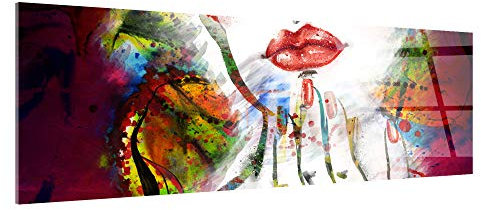 DECLINA – Tableau Design Femme – Cadre Décoratif Style Contemporain Chic – Photo sur Verre Acrylique Brillant – Fabriqué en France