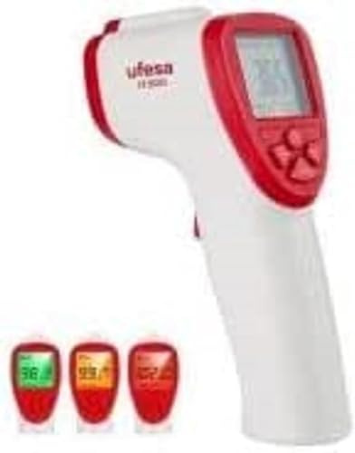 UFESA IT-122 Digitales Fieberthermomenter mit Infrarot-Sensor, Kontaktlos, Fieberalarm, Stirn- und Körperthermometer