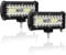 Willpower 2PCS 7 Zoll 18CM 120W Led Arbeitsscheinwerfer Bar Led Scheinwerfer 12V 24V Wasserdicht Flutlicht Spot Combo Led Bar für Offroad Auto Traktor Zusatzscheinwerfer Rückfahrscheinwerfer Lightbar