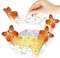 FETTIPOP Geschenkbox DIY Schmetterlings Explosion (Weiß Gelb) 18,5x14x11 cm, Überraschung Geld Geschenkverpackung