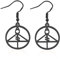 Owl House Inspired Light Glyph Earrings Owl House Fan Gift (O-w-l Black)