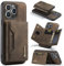 SZHAIYU Leather Wallet Phone Cases Compatible with iPhone 15 Pro Case with Card Holder Men 6.1'' 2 in 1 Detachable Back Cover (Coffee, IP 15 Pro)