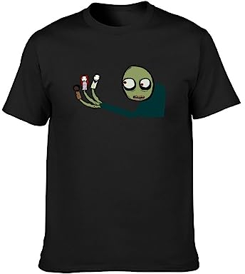 Salad Fingers Spoons Nightmare Halloween Rusty Hubert Cumberdale W T-Shirt Graphics Tee Black Tee Shirt XL