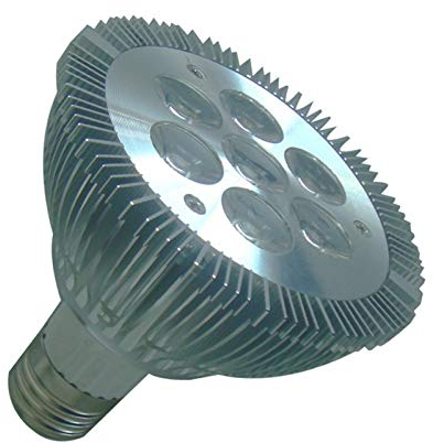 Maiskolben geführt LED-Scheinwerfer 7W PAR30 560LM PAR-Lampe LED-Strahler 7 1W Puri mit Superhell (Size : Cold white 6000K)