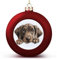 Weihnachtskugel mit Hundewelpen, Ornamente, Weihnachts-Plott, Hound, hängende Kugel, dekorativ für Weihnachtsbäume, Feiertagsparty, Neujahrsgeschenk