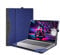 Laptop-Schutzhülle für 35,6 cm (14 Zoll) Lenovo Yoga 7 2-in-1 14AHP9 & Yoga 7 2-in-1 14IML9 (Nicht für Yoga Pro 7 Serie), PU-Leder, Notebook-PC-Schutzhülle mit Stifthalter, Dunkelblau