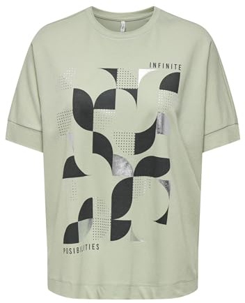 Onljany S/S O-Neck Print Top Box JRS