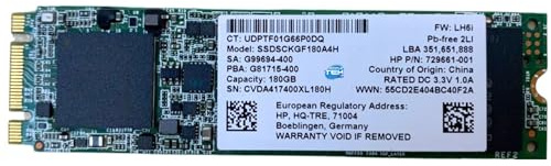 SIMPLETEK - SSD interne M.2 2280 SATA 3.0 180 Go M.2 | MLC NAND Flash | SSDSCKGF180A4H (reconditionné)