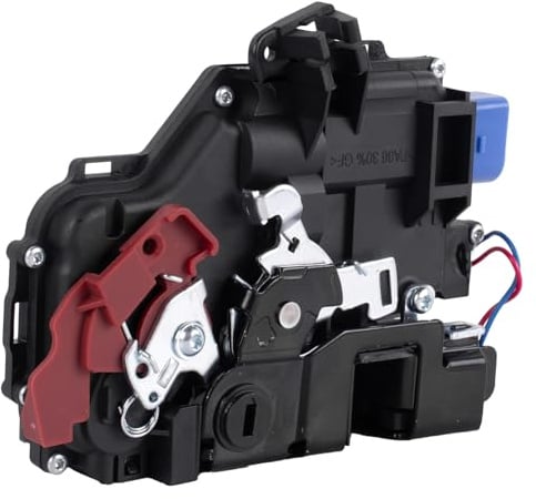 Dixhills Serratura per porta anteriore sinistra 9 poli, adatta per Golf MK V Golf Plus 5M1 Golf V 1K5 Golf VI Altea 5P1 Toledo III 5P2 numero di parte 3D1837015 3D1837015AB 3D1837015AB 3D1837015AP