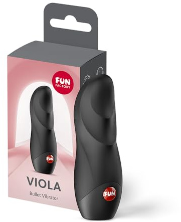 Fun Factory Viola | Mini-Vibrator für Frauen | 12 Vibrationsprogramme | Reiseformat | IPX7 wasserdicht | batteriebetrieben | Sex Spielzeug für Frauen | Erotik | Sex Toys | Hautfreundlich | Diskret