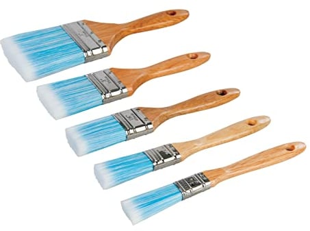 Silverline - Malerpinsel mit synthetischen Borsten, 5-tlg. Satz 19, 25, 40, 50 und 75 mm (282408)