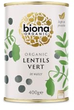 Biona Organic Lentils Vert, 400g
