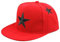 Belsen Kind Hip-Hop Stern Dreidimensional Stickerei Cap Baseball Kappe Hut (rot)