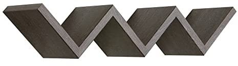 MODULARREDO | SAETTA Mensola da Muro, Mensola Cameretta, Mensola da Parete, 57x11 p15.5 cm, Rovere Scuro - Made in Italy