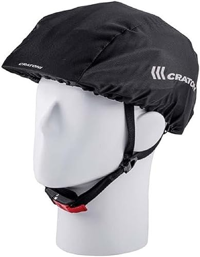 Cratoni Unisex – Erwachsene Raincover Fahrradhelm, Schwarz, Einheitsgröße