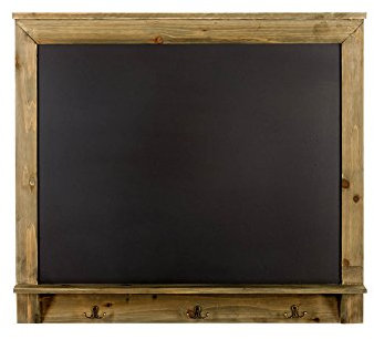 EliteKoopers 79 x 70cm Blackboard with 3 Hooks For Study School Item