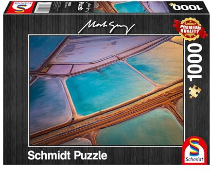 Schmidt Spiele 59924 Mark Gray, Pastelle, 1.000 Teile Puzzle
