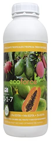 CULTIVERS Engrais Tropical Organique 1 L. Engrais Liquide 100% Biologique avec macronutriments et micronutriments. Rendement Plus élevé et grosseur des Fruits Accrue