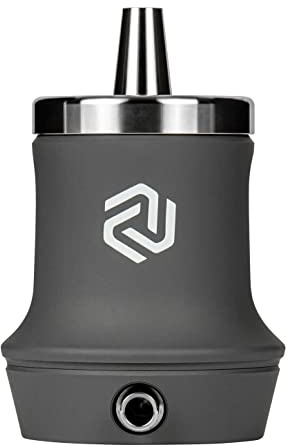 Amotion Roam Shisha Asher | Handliche Travel Shisha zum Mitnehmen | Integrierter Edelstahlkern und Silikonunterlage für sicheren Stand | Eingebauter Diffusor