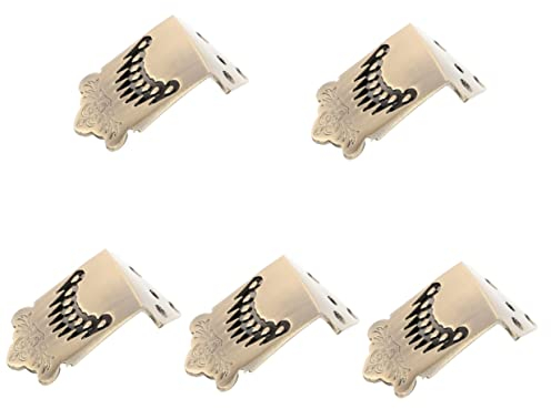 Vaguelly 5st Saitenhalter Für Mandoline Mandolinenstimmen Teile Für Den Saitenhalter Der Mandoline Mandolinengitarrenbauer Zubehör Für Musikinstrumente Metallsystem Lieferungen
