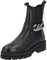 Palado Stiefeletten Damen Delxa - bequeme Boots aus Leder - ungefütterte Stiefel für die Übergangszeit - modische Ankle-Boots Schwarz UK4,5 - EU37