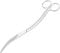 FOMIYES wellenschere Wave Scissors Stainless Steel Scissors Aquatic Plant Scissors Rust-Resistant Scissors Fish Tank Scissors Pflanzenschere Wasserpflanzenzange Anlage Zivil scheren