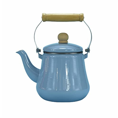 Silcryal Caffettiera Smaltata da 1,4 Litri Bollitore di Raffreddamento Domestico Cucina Acqua bollente Teiera Fornello a induzione a Gas (Colore : B, Dimensioni : 1000-1500ml) Vision
