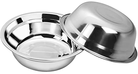 Buyitt 4 Piece Stainless Steel Mixing Bowl Salad Bowl, Metal Kitchen Bowl Baking Cooking Preparing & Serving