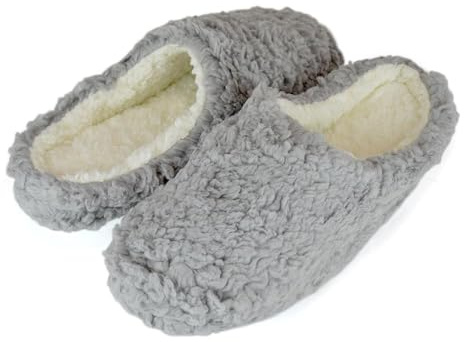 A2Z Women Winter Slippers Memory Foam Sherpa Fleece Indoor Outdoor | Warm Soft Fuzzy Mule Slippers with Non-Slip Sole for Daily Comfort